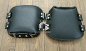 leather knee pads, black knee pads