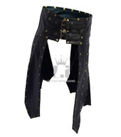 leather kilt, leather kilt for men, men's leather kilt, Gay Kilt, leather gladiator kilt