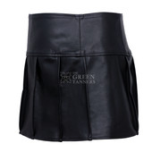 Leather Steampunk Kilt with Front Buckle Closure -Back Image