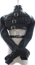 Leather Straitjacket Bondage, Leather Straight Jacket, straight jacket bdsm, Leather straitjackets