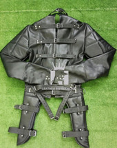 Leather Straitjacket Bondage, Leather Straight Jacket, straight jacket bdsm, leather straitjackets