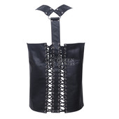 Leather Gay Vest For Bold Style & Beyond - Back Image