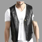 Leather vest, gay Leather vest, Leather vest bdsm, bondage Leather vest