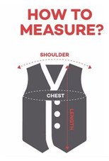 Men's Leather Vest with Zip Front | BDSM Vest