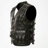 heavy duty biker vest, leather motorbike vest, heavy duty leather motorcycle vest, rugged leather heavy duty biker vest, mens leather biker vest, leather men's motorcycle vest, motorcycle leather vest, black leather vest, biker leather waistcoat, leather club vest