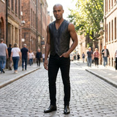 formal leather vest, leather vest, leather fetish vest, mens leather biker vest, men's motorcycle vest, motorcycle leather vest, black leather vest, biker leather waistcoat, leather club vest