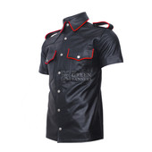 Leather shirt, gay Leather shirt, Leather shirt  bdsm, bondage Leather shirt