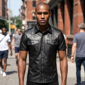leather shirt, mens leather shirt, leather shirts, leather shirt jacket, black leather shirt, leather shirt mens, leather button up shirt, shirt leather, leather button down shirt, leather shirts for men, mens leather shirts, leather shirt men, black leather mens shirt, leather shirt jacket for men, leather shirts mens, men leather shirt, leather police style shirt, police uniform shirt, western style shirt, short sleeve shirt