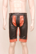 leather shorts, leather shorts bondage, leather shorts bdsm, leather gay shorts, gay leather shorts