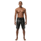 leather shorts, leather shorts bondage, leather shorts bdsm, leather gay shorts, gay leather shorts