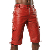 leather shorts, leather shorts bondage, leather shorts bdsm, leather gay shorts, gay leather shorts, knee length shorts