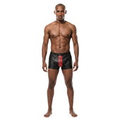 leather shorts, leather shorts bondage, leather shorts bdsm, leather gay shorts, gay leather shorts