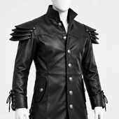 Leather coat, Leather blazer, Leather long coat, Leather trench coat, Leather long coat, Leather overcoat, genuine Leather coat, cowhide Leather coat