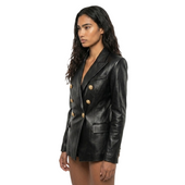 leather jacket, leather zipper jacket, genuine leather jacket, leather biker jacket, bdsm leather blazer jacket