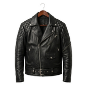 leather jacket, leather zipper jacket, genuine leather jacket, leather biker jacket