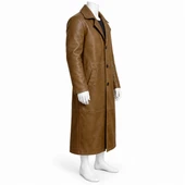 Leather coat, Leather blazer, Leather long coat, Leather trench coat, Leather long coat, Leather overcoat, genuine Leather coat, cowhide Leather coat