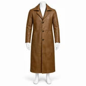 Leather coat, Leather blazer, Leather long coat, Leather trench coat, Leather long coat, Leather overcoat, genuine Leather coat, cowhide Leather coat