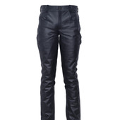 Men's Black Leather Pants - Main Image Men's Black Leather Pants - Main Image