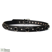 Concho Leather Belt, leather belt BDSM, leather belt bondage