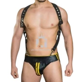 full body leather harness