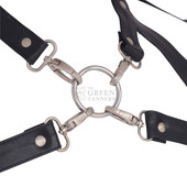 Mens BDSM Harness - Leather Harness - O ring Close View Mens BDSM Harness - Leather Harness - O ring Close View