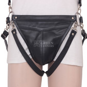 mens leather bdsm harness, leather harness