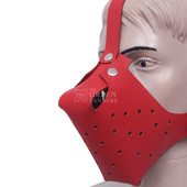 side angel view image of BDSM Puppy Muzzle side angel view image of BDSM Puppy Muzzle