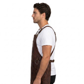 leather woodwork apron, leather chef apron, leather carpenter apron
