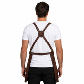 leather woodwork apron, leather chef apron, leather carpenter apron