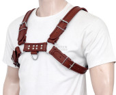 Gay Leather Chest Harness - Limited Stock!