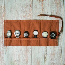 canvas watch roll, watch roll, watch organizer, watch roll for travel canvas watch roll, watch roll, watch organizer, watch roll for travel
