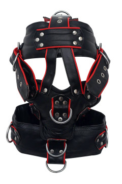 Closeup front view of Leather BDSM Muzzle Closeup front view of Leather BDSM Muzzle