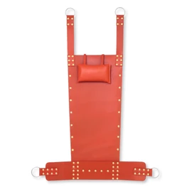 front view of leather sex swing bondage