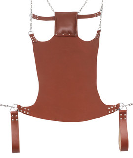 Front view of Gay Leather Sling