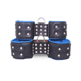 leather wrist and ankle restraints, bdsm suspension cuffs, suspension wrist cuffs, leather wrist cuffs, leather suspension cuffs