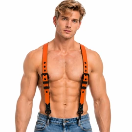 leather harness, chest harness, genuine leather chest harness, leather body harness