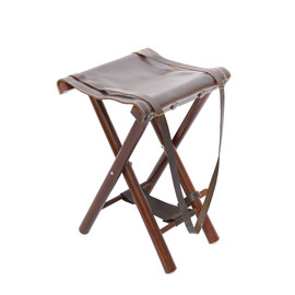 Leather Hunting Stool, Leather Camping Stool,  Leather Folding Seat Leather Hunting Stool, Leather Camping Stool,  Leather Folding Seat