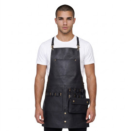 leather blacksmith apron, leather woodwork apron, leather carpenter apron