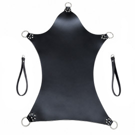 leather gay sex sling, leather sex swing, leather sex sling, leather bondage sex sling