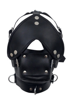 leather face muzzle, leather bdsm muzzle, leather head harness, leather bondage muzzle, leather muzzle, leather harness