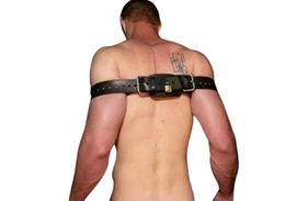Leather restraint belt, BDSM restraint belt Leather restraint belt, BDSM restraint belt
