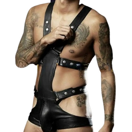 leather men lingerie, leather bondage bodysuit, leather harness leather men lingerie, leather bondage bodysuit, leather harness