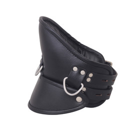 Leather Posture Collar With Locking Buckles - Main Image Leather Posture Collar With Locking Buckles - Main Image