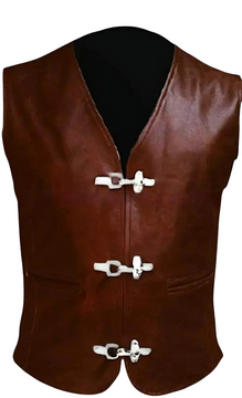 Leather motorcycle vest Leather motorcycle vest