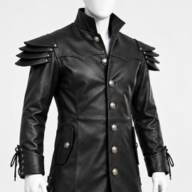 Leather coat, Leather blazer, Leather long coat, Leather trench coat, Leather long coat, Leather overcoat, genuine Leather coat, cowhide Leather coat