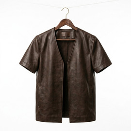 gay leather vest, mens leather vest, leather bikers vest, leather waistcoat