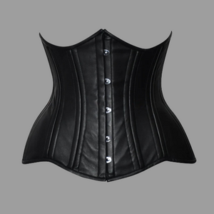 Leather Underbust Corset Bondage Waist Corset for Women