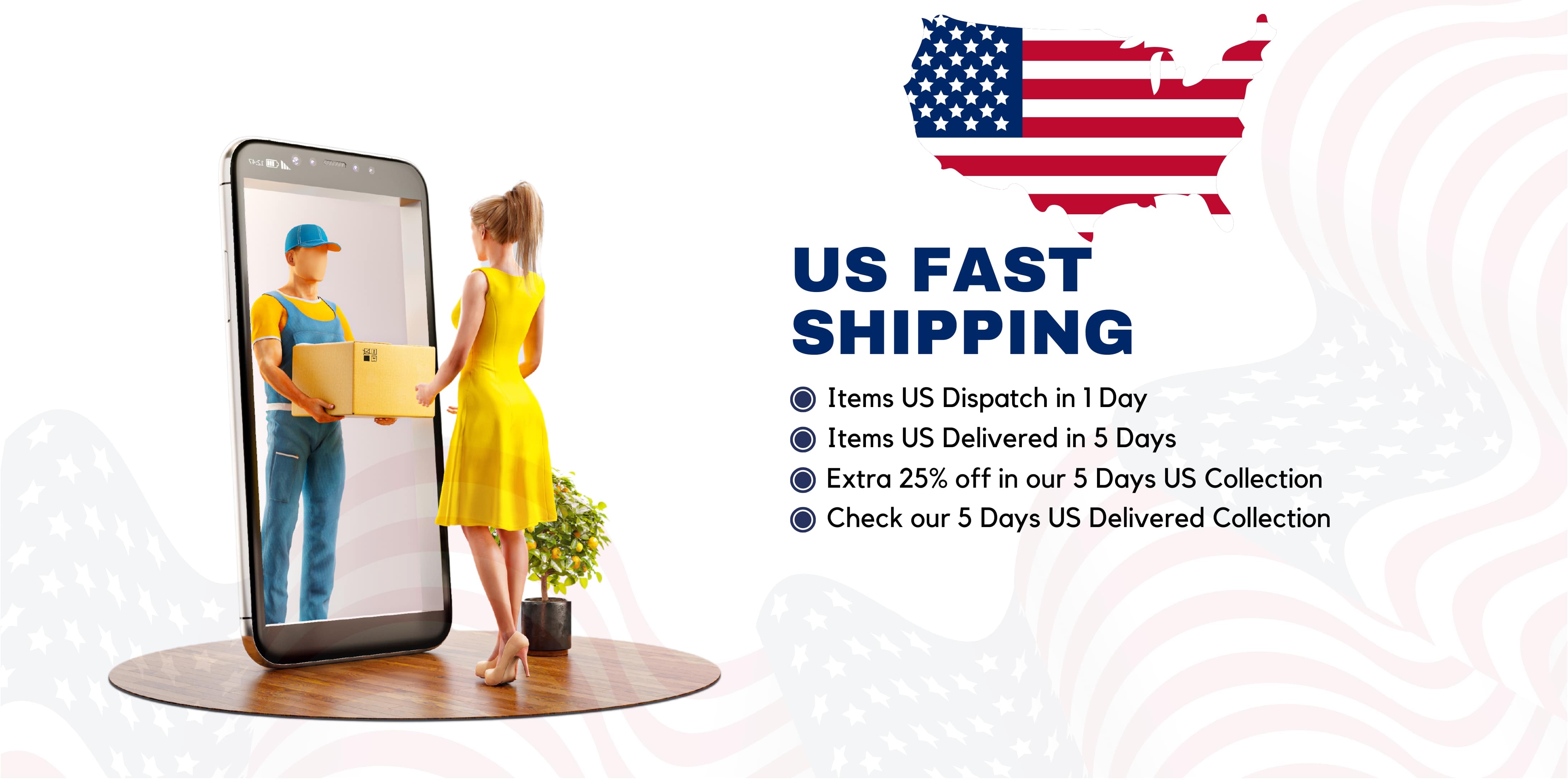 US Fast Shipping, Items US Delivery in 5 days