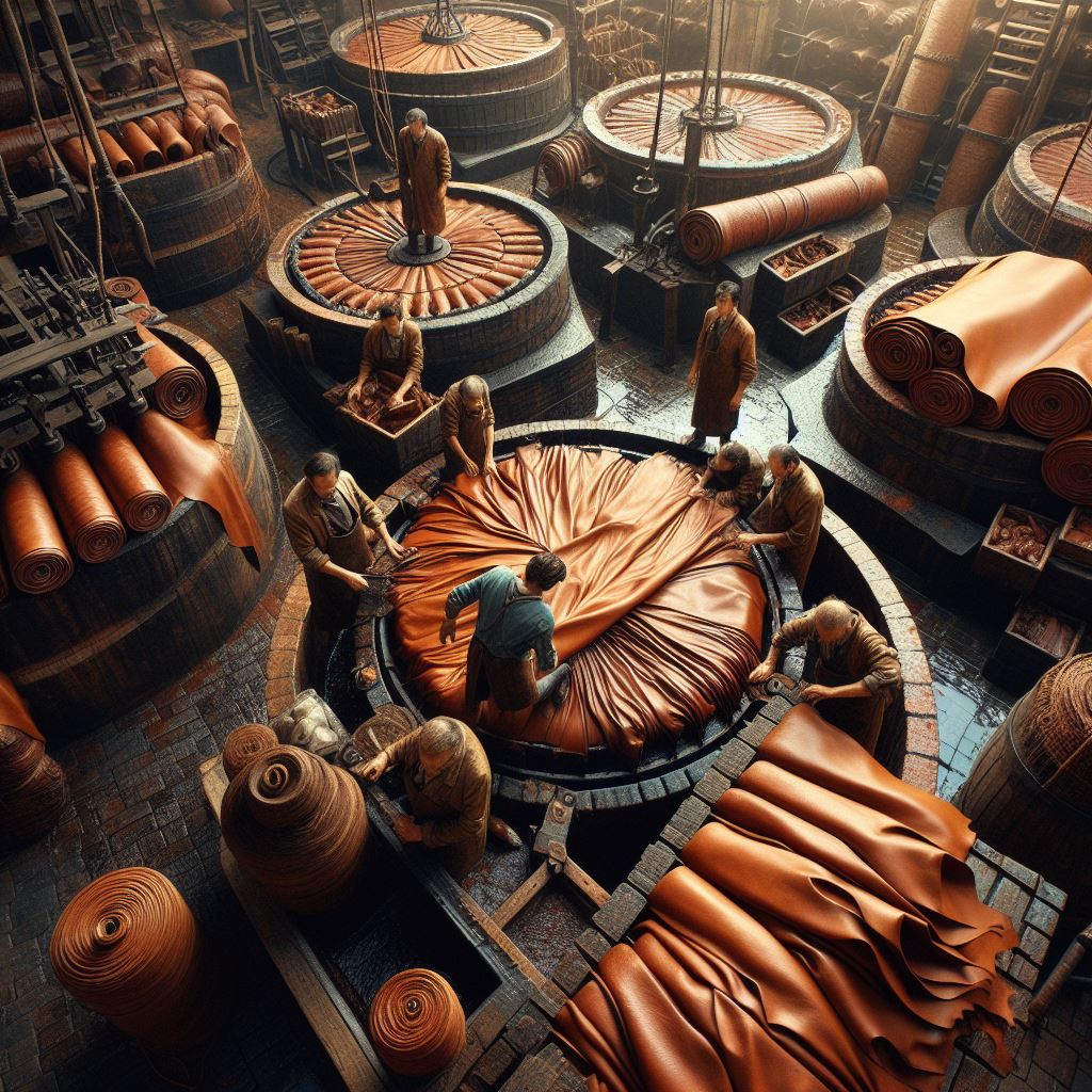 How is leather tanned and processed the green tanners