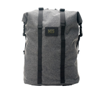 Roll Up Backpack - Denim Grey - Front